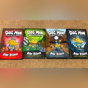 DOG MAN books